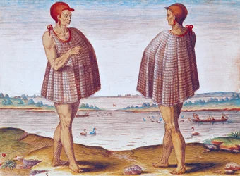 Ein Priester aus Secoton in Virginia, aus 